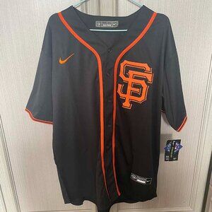 San Francisco Giants Brandon Crawford #35 Black Jersey